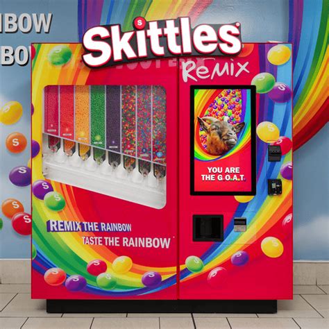 Skittles Remix Digital Kiosk / Vending Machine - Betson Enterprises