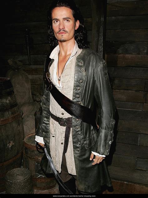 Orlando Bloom Coat - Will Turner Leather Coat