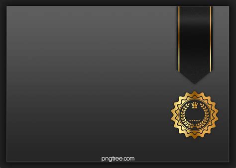 Atmospheric Black Fashion Design Certificate Honor Certificate Background, Wallpaper ...