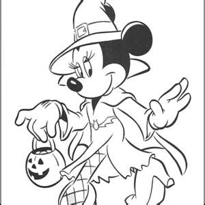 Disney Halloween Coloring Pages Printable for Free Download