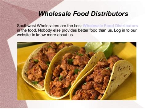 Wholesale Food Suppliers