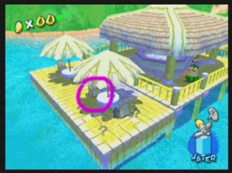 Gelato Beach Blue Coins - Super Mario Sunshine Wiki Guide - IGN