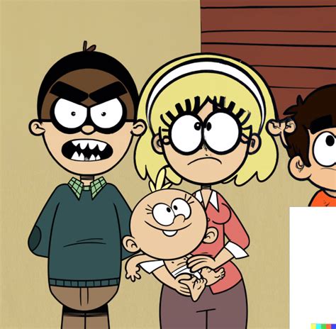 I ran a pic of the Loud House parents (pre face reveal) through an ai image expander, and this ...