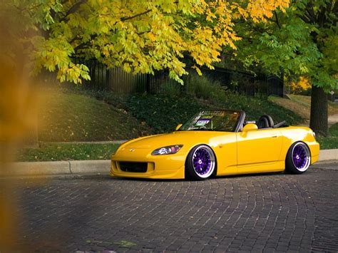 Yellow convertible coupe, Honda, honda s2000 HD wallpaper | Wallpaper Flare