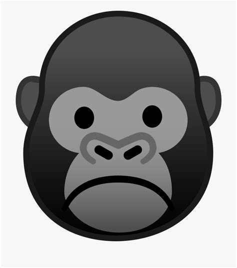 Gorilla clipart gorilla face, Gorilla gorilla face Transparent FREE for download on ...