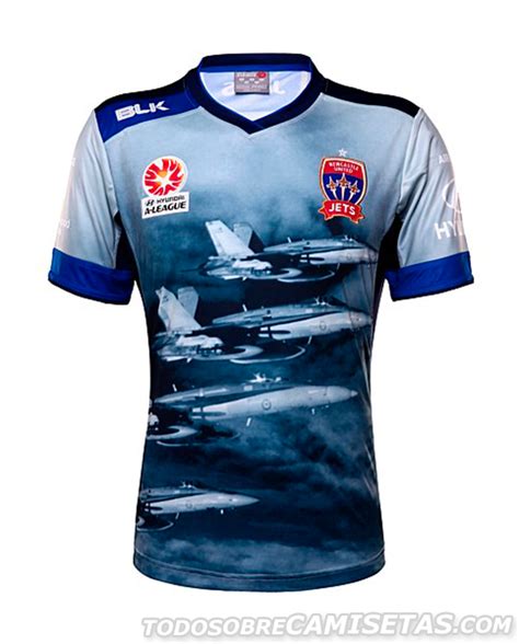 Newcastle Jets RAAF Tribute Kit by BLK (Australia)