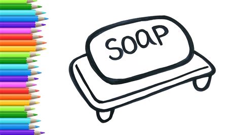 How to draw a soap - VERY EASY Drawing for beginners / MimiDom Art ...