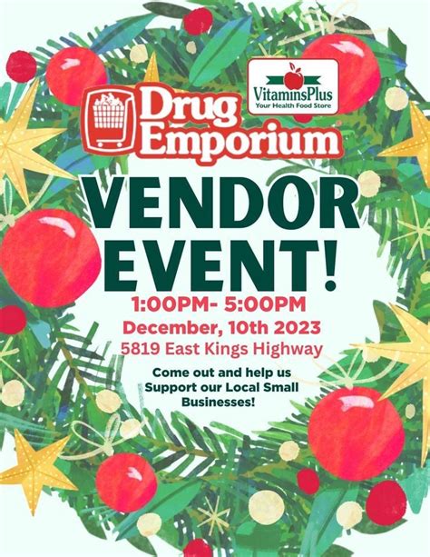 Drug Emporium Shreveport Vendor Fair!, Drug Emporium Vitamins Plus Shreveport, December 10 2023 ...