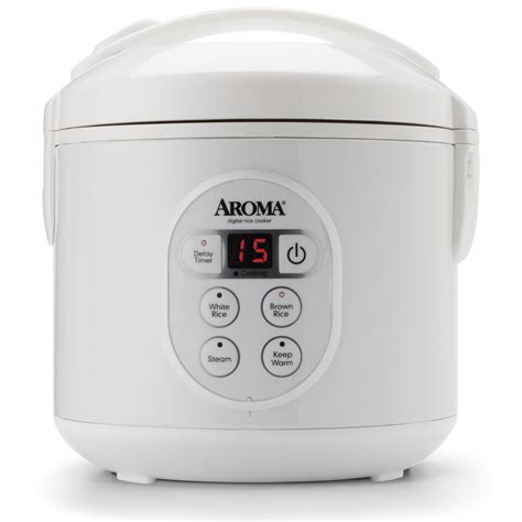 Aroma ARC-914D 4-Cup Cool-Touch Rice Cooker, White - Walmart.com