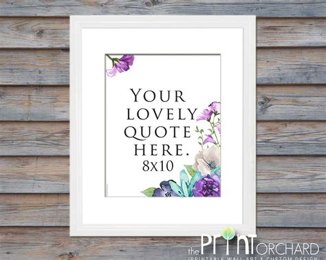 Custom Wedding Sign, Printable Quote, Printable Wall Art, Personalized ...