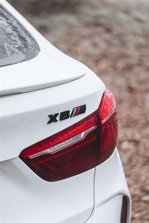 Rear Black Logo Badge BMW X6M in Winter Free Stock Photo | picjumbo