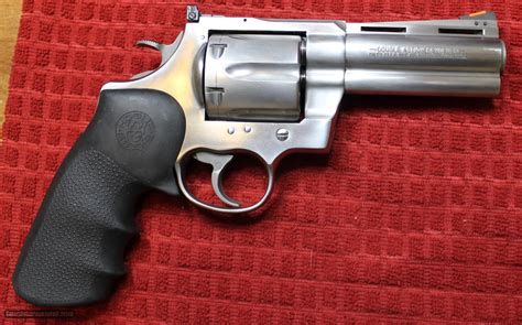 Colt Anaconda 44 Magnum 4" Barrel 6 Shot Stainless Steel Revolver