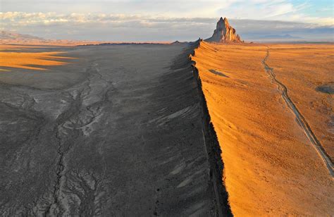 Shiprock Aerial Sunrise A - Classic 3 | default | cookinghamus | Flickr