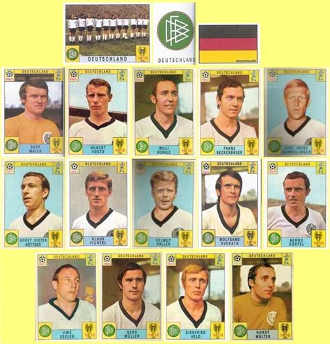 FIFA World Cup | Mexico 1970 Panini Cards & Stickers | World cup, Fifa ...