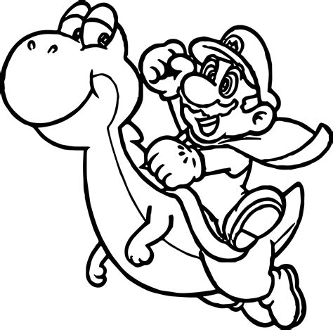 Printable Super Mario Coloring Pages