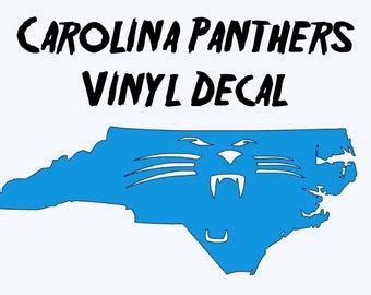 Carolina panthers decal – Etsy