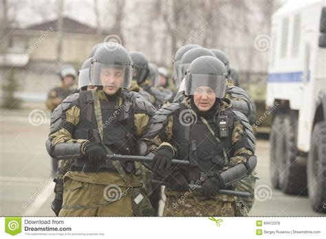 Training of Russian Police. Special Forces. SWAT Editorial Stock Image ...