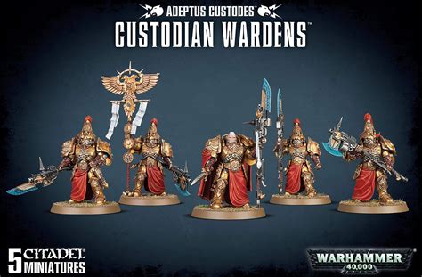 Buy Games Workshop Warhammer 40k - Adeptus Custodes Custodian Wardens ...