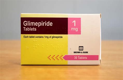 Glimepiride Tablets - Brown & Burk