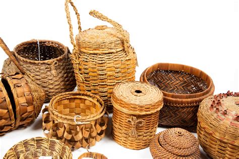 Collection of Twelve Old Native American Baskets