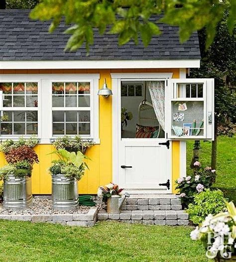 40 Wonderful She Sheds Decor Ideas To Inspire Your Garden (32) - Possible Decor | Shed decor ...