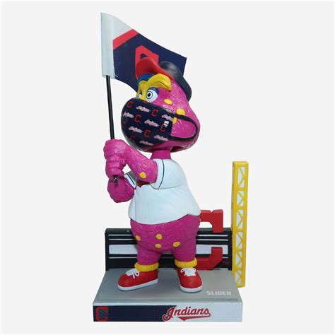 Slider Cleveland Indians The Show Goes On Mascot Bobblehead FOCO