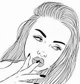 Outlines Tumblr Coloring Pages sketch template