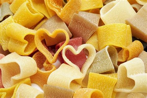 Heart shaped pasta stock image. Image of nutrition, nutritious - 17670793