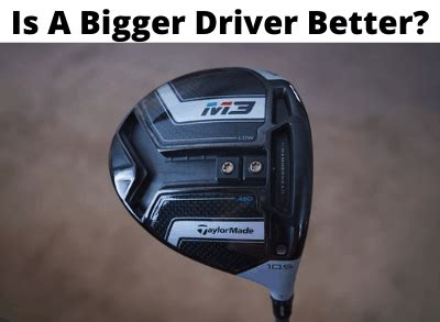 Is a Bigger Driver Head Better? – Caddies Fault Golf