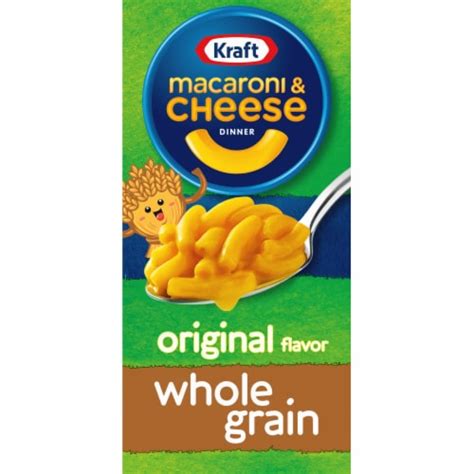 Kraft Original Mac N Cheese Macaroni and Cheese Dinner with Whole Grain ...