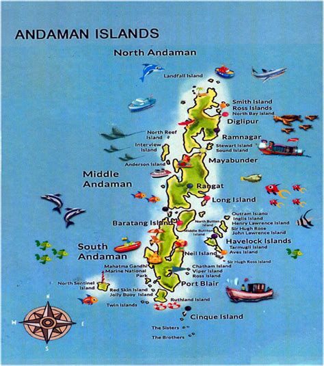 Andaman And Nicobar Islands On World Map