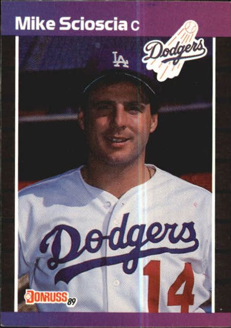 1989 Donruss Baseball Card #77 Mike Scioscia DODGERS R17157 | eBay