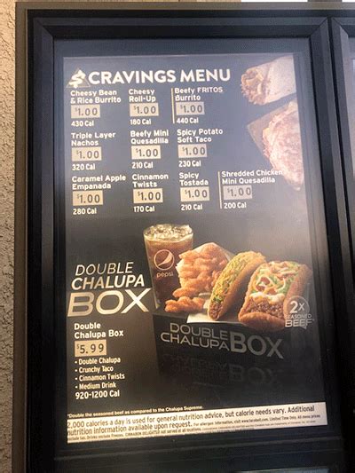 Taco Bell rebrands dollar menu as Cravings Value Menu | Nation's ...