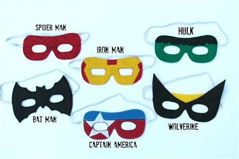 Superhero Masks — Tessie Fay | Superhero masks, Superhero mask template, Make your own superhero