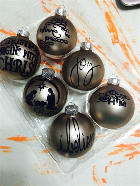 Christian themed tree ornaments | Christmas ornaments, Christmas bulbs, Holiday decor