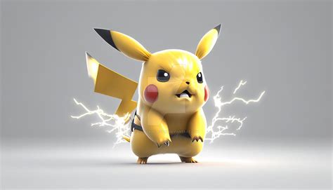 Pikachu Thunderbolt by CodeCraftedArt on DeviantArt