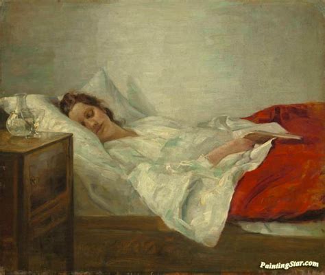 Sleeping Woman Artwork By Carl Vilhelm Holsoe Oil Painting & Art Prints On Canvas For Sale ...