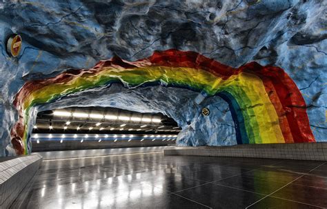 Stunning Underground Art In Stockholm’s Metro Station | Bored Panda