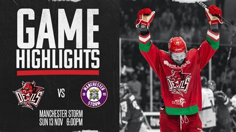 Cardiff Devils v Manchester Storm Highlights - November 13th, 2022 ...