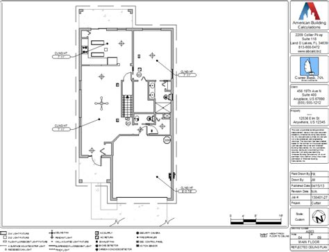 Lighting Rcp Plan - Create A Reflected Ceiling Plan Visio - A reflected ...