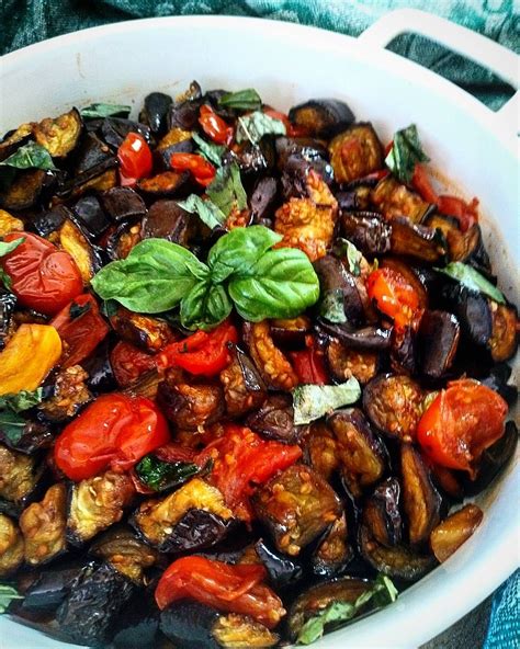 Fried Eggplant with Tomato and Basil - Our Edible Italy | Recipe | Side ...