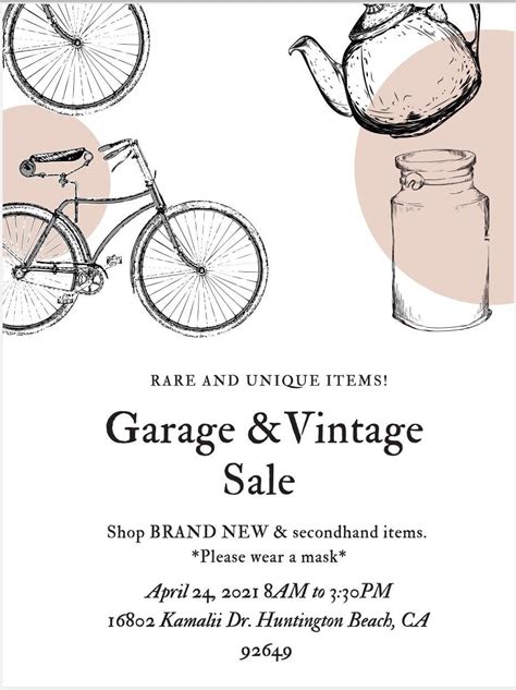 Garage and Vintage Sale : r/orangecounty