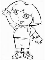 Friendly Dora coloring Page  Download Print Or Color Online For Free sketch template
