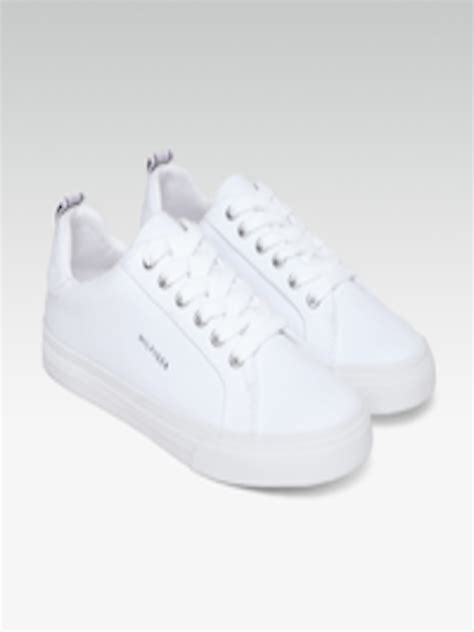 Buy Tommy Hilfiger Women White Sneakers - Casual Shoes for Women 10496542 | Myntra