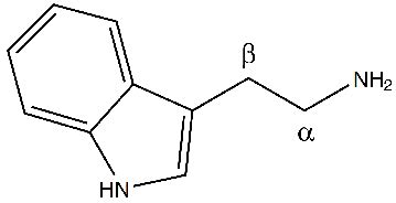 Tryptamine structure. | Download Scientific Diagram