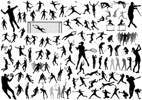 Sports Silhouettes Images - Free Download on Freepik