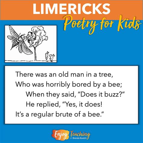 Limerick Poem Worksheet For 3rd Graders | Sitedoct.org