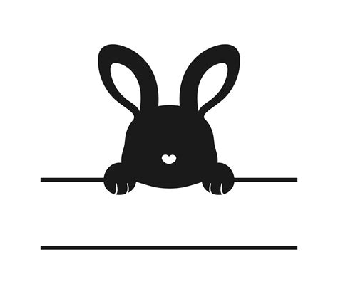 Rabbit Silhouette Clipart