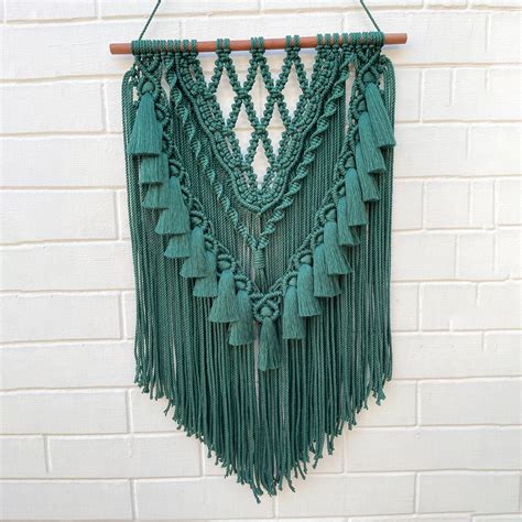 Macrame Wall Hanging With Tassels - Accessories, Macrame Decor - FOLKWAYS