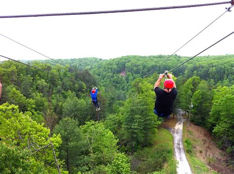 Red River Gorge zipline adventure in Kentucky